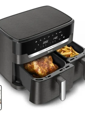 Tefal EY942HE0 Dual Easy Fry XXL Fritéza horkovzdušná černá Nejlepší Volba
